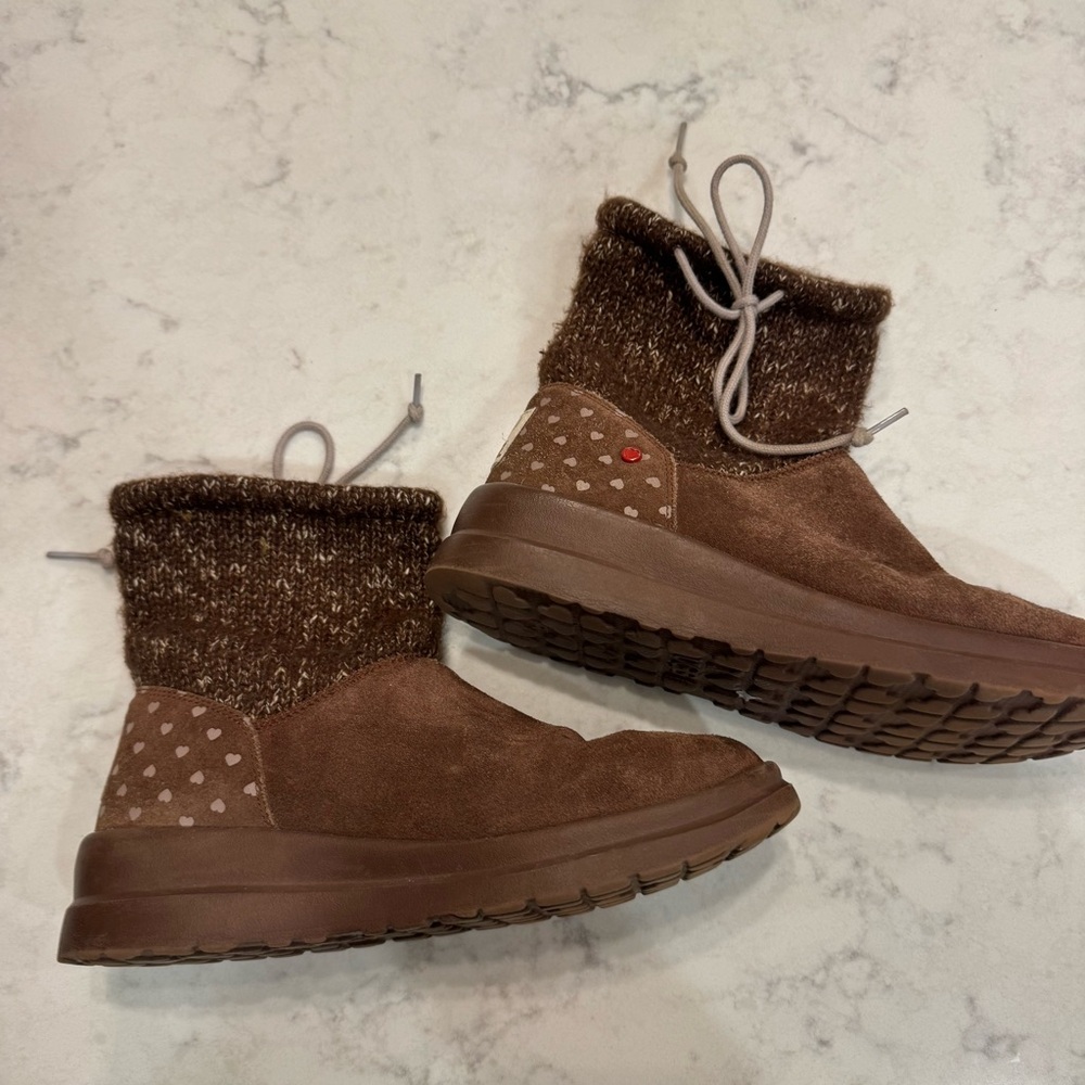 UGG Australia I Heart Slouchy Mini Boots Brown Women’s 8